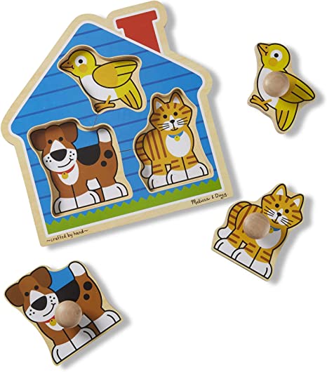 Photo 2 of Melissa & Doug Pets Jumbo Knob Wooden Puzzle
