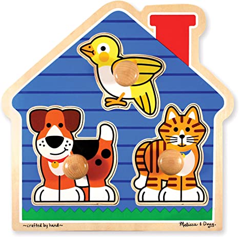 Photo 1 of Melissa & Doug Pets Jumbo Knob Wooden Puzzle
