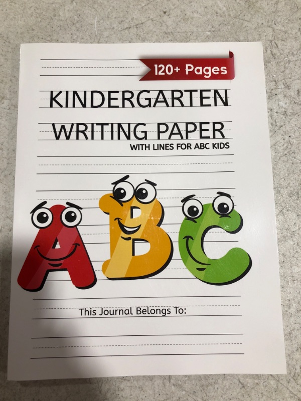 Photo 2 of Kindergarten Writing Paper With Lines For ABC Kids: 120 Blank Handwriting Practice Paper with Dotted Lines Kindergarten Workbook - Spot Handwriting Workbook
