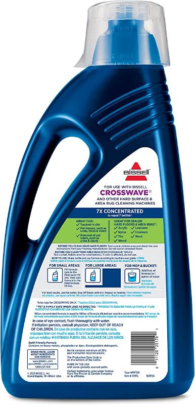 Photo 2 of BISSELL Multi-Surface Pet Formula with Febreze Freshness for Crosswave (80 oz), 2295L
