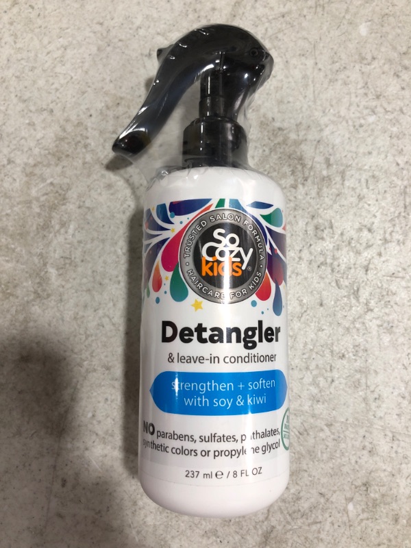 Photo 3 of So Cozy Detangler Leave-In Conditioner Spray For Kids Hair, Fruity-Tutti, 8 Fl Oz (Pack of 1)
