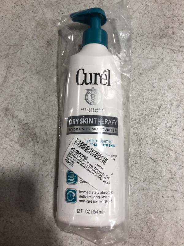 Photo 3 of Curél Extra Dry Skin Therapy Body Lotion, Body and Hand Lotion, Hydra Silk Moisturizer, 12 Ounce, with Advanced Ceramide Complex, and Aloe Water
