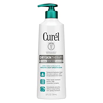 Photo 1 of Curél Extra Dry Skin Therapy Body Lotion, Body and Hand Lotion, Hydra Silk Moisturizer, 12 Ounce, with Advanced Ceramide Complex, and Aloe Water
