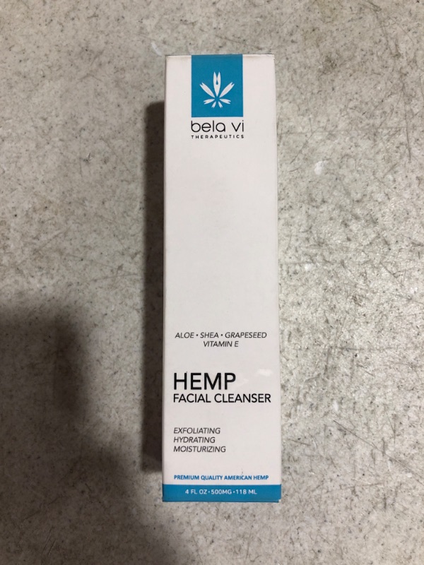 Photo 2 of BELA VI - Hydrating Hemp Facial Cleanser | 4oz Bottle
