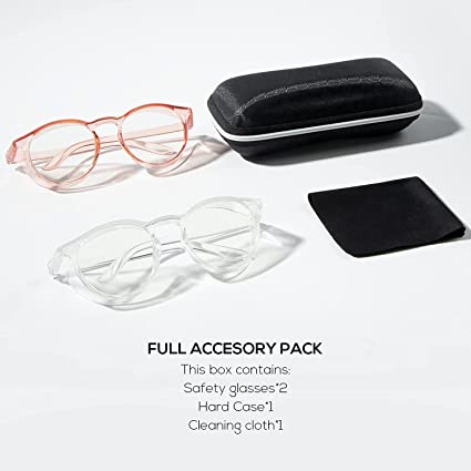 Photo 3 of OriStout Goggles for Nurses, Safety Glasses with Style, Anti Fog & Blue Light Blocking Protective Eyewear for Nurse
