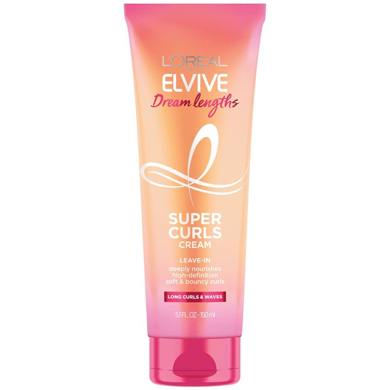 Photo 1 of 2 PACK! L'Oreal Paris Elvive Dream Lengths Super Curls Cream Leave-In, 5.1 Ounce
