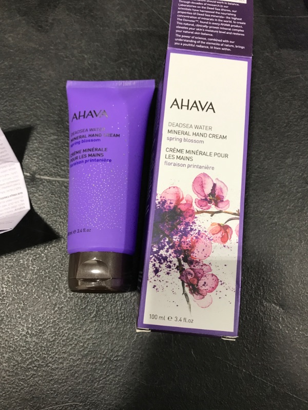 Photo 2 of AHAVA Mineral Hand Cream, Spring Blossom, 3.4 Fl Oz
