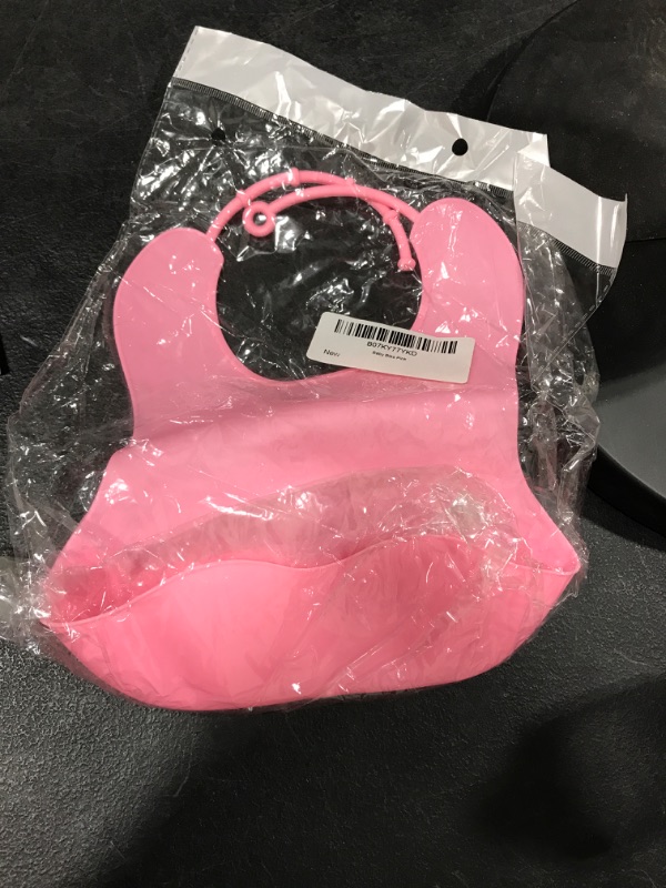 Photo 2 of Dreamslink Baby Drool Bibs for Drooling and Teething, Pink
