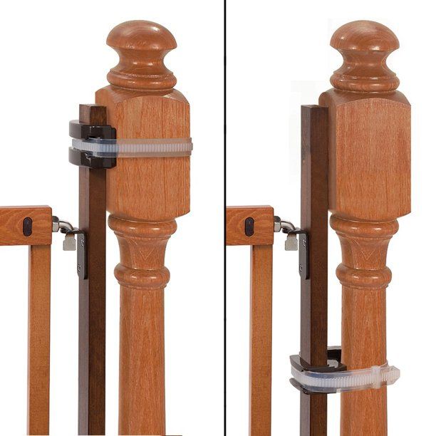 Photo 1 of Summer® Banister to Banister Gate Mounting Kit 37" (Brown) - Gate Sold Separately