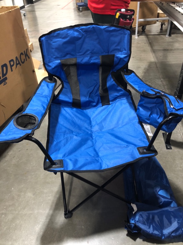 Photo 3 of Amazon Basics Portable Folding Camping Chair with Carrying Bag
