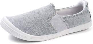 Photo 1 of FUNKYMONKEY Women's Canvas Slip On Shoes Casual Flats Comfort Sneakers Size 9
