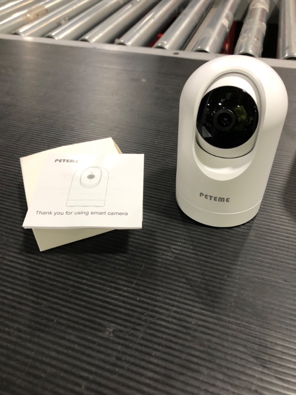 Photo 1 of IP Camera with two way voice, motion tracking, wide angle, night vision, and high def. in white