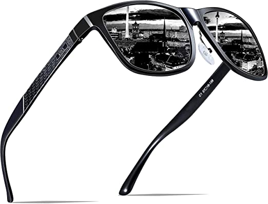 Photo 1 of ATTCL Men's Retro Metal Frame Driving Polarized Sunglasses For Men