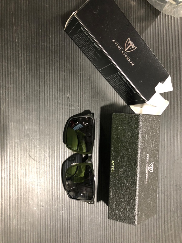 Photo 1 of ATTCL Men's Retro Metal Frame Driving Polarized Sunglasses For Men