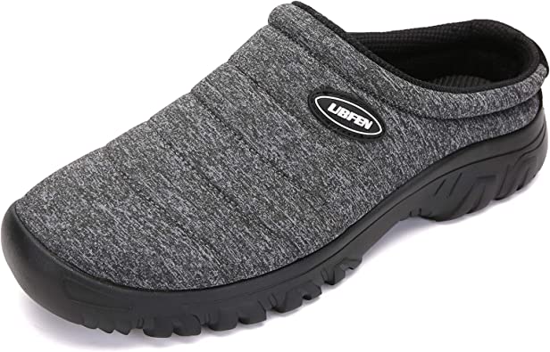 Photo 1 of UBFEN Men's/womens Slip on Indoor Outdoor House Shoes in gray size 46/ us mens 13 or size 15 women