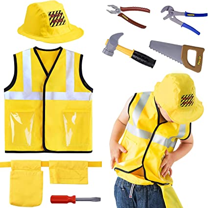 Photo 1 of iPlay, iLearn Construction Worker Costume for kids