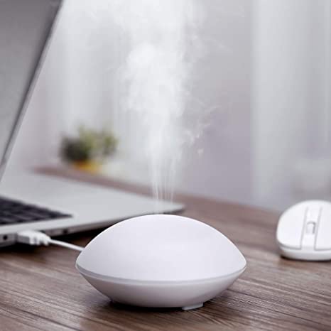 Photo 1 of 80ml Cute Shell Portable Travel Size Aroma Diffuser Humidifier, 7 Colors Changing Light & Waterless Auto Off Diffusers 