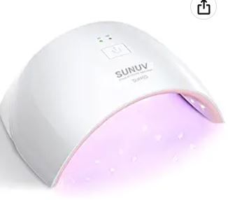 Photo 1 of  Gel UV Light Nail Dryer for Gel Nail Polish Curing Lamp with Sensor 2 Timers 