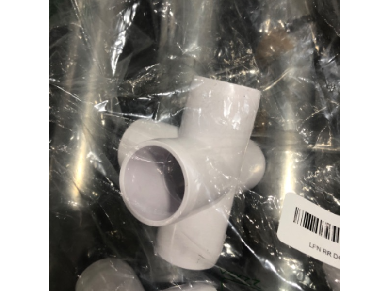 Photo 2 of 12Pack 5-Way Elbow PVC Fittings, 1/2Inch Furniture PVC Fittings, 5 Way Side Outlet Tees, PVC Corner Fittings for Building PVC Furniture Greenhouse Shed Pipe Fittings Tent Connection