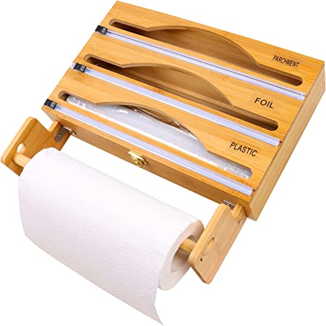 Photo 1 of 4 in 1 Wrap Dispenser with Cutter and Labels- Compatible with 12" Roll
