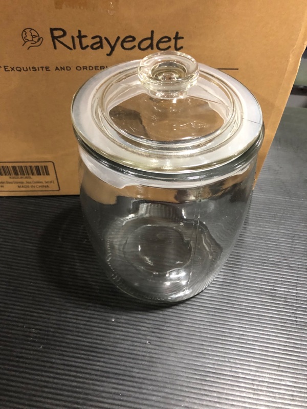 Photo 2 of 1/2 Gallon Glass Candy Jar with Lids