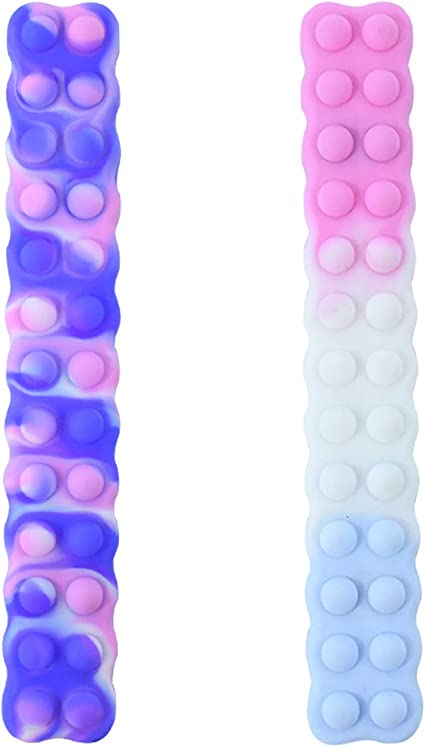 Photo 1 of 2 Pack Squidopop it Fidget Toy, Push Pop-on-it Suction Cup Straps