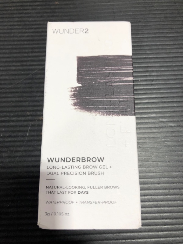 Photo 2 of Wunder2 Wunderbrow Eyebrow Gel 3G Jet Black