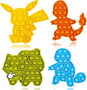 Photo 1 of 4 Pack Pop Sensory Toy-  Pokemon