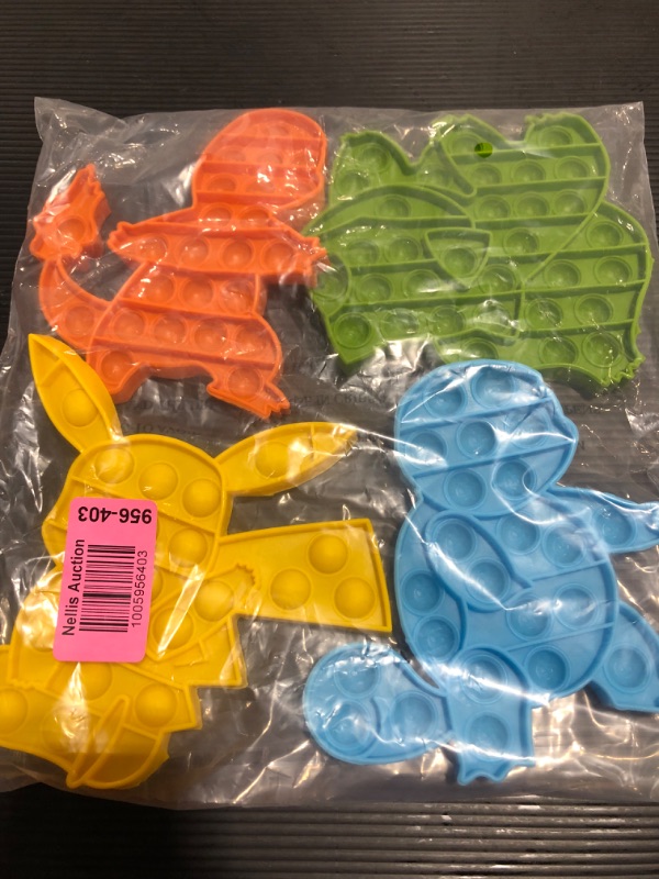Photo 1 of 4 Pack Pop Sensory Toy-  Pokemon