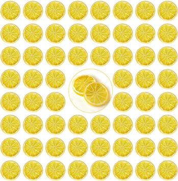 Photo 1 of 30 pieces of artificial yellow lemons for decoration
