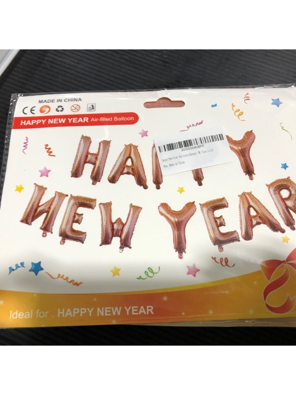 Photo 1 of 16inch Foil Balloon- Happy New Year in Rose Gold