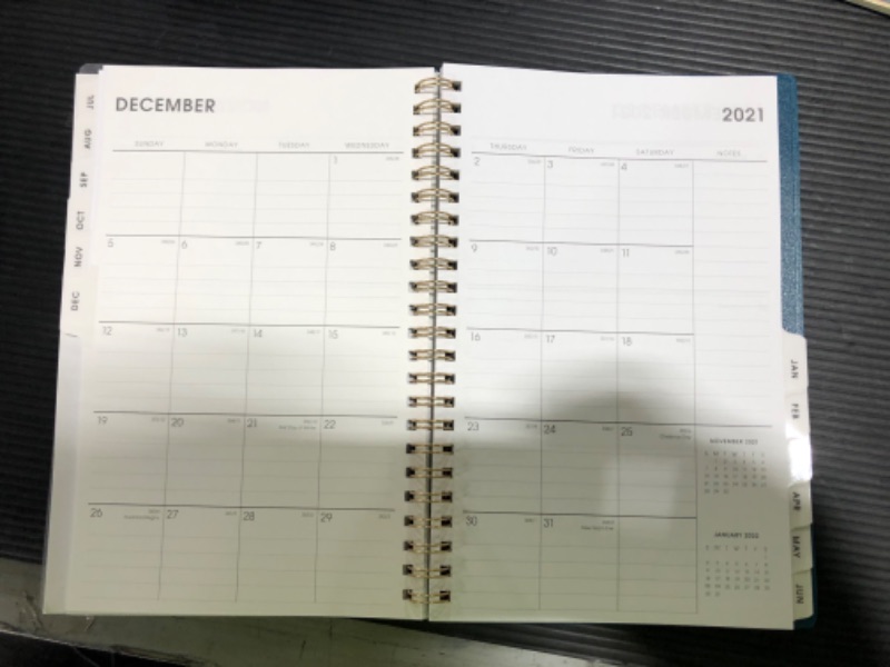 Photo 3 of Blue Sky 2021-2020 Academic Year Weekly & Monthly Planner, 5" X 8", Frosted Flexible Cover, Wirebound, Roosevelt Pink