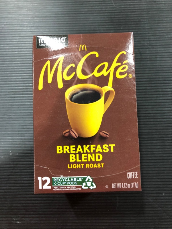 Photo 2 of 12 Ct Mccafe Breakfast Blend Coffee K-Cup [EXP 12-6-21]