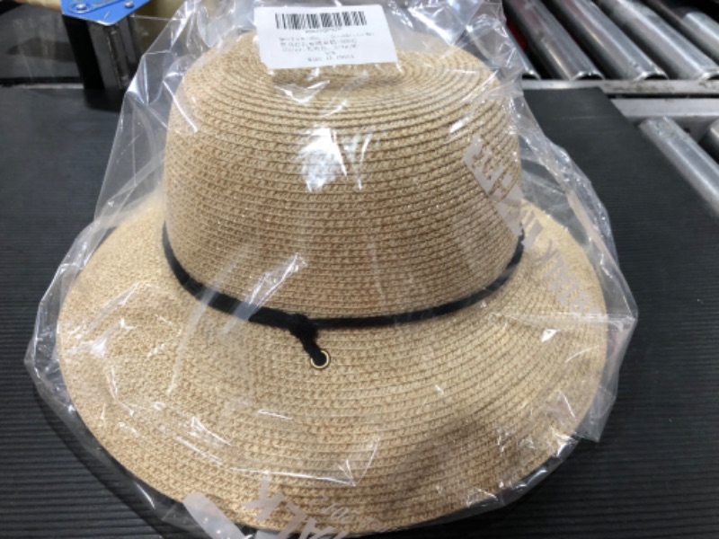 Photo 2 of FURTALK Womens Wide Brim Sun Hat with Wind Lanyard UPF [Size M]