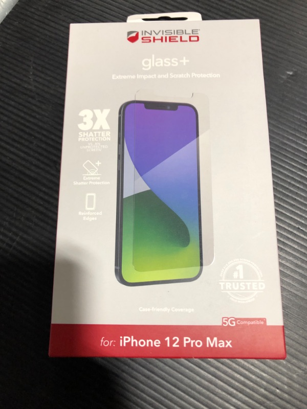 Photo 2 of InvisibleShield Glass+ for the Apple iPhone 12 Pro Max 