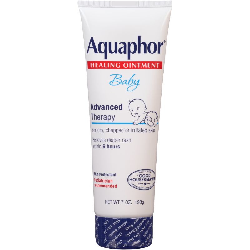 Photo 1 of Aquaphor Baby Healing Ointment Advanced Therapy Skin Protectant - Dry Skin and Diaper Rash Ointment - 7oz