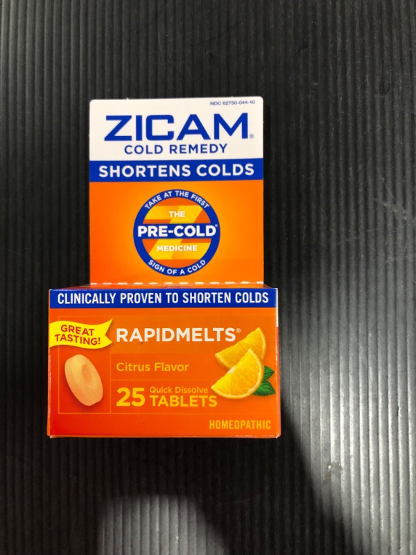 Photo 2 of Zicam Cold Remedy Rapidmelts Citrus Flavor 25 tabs