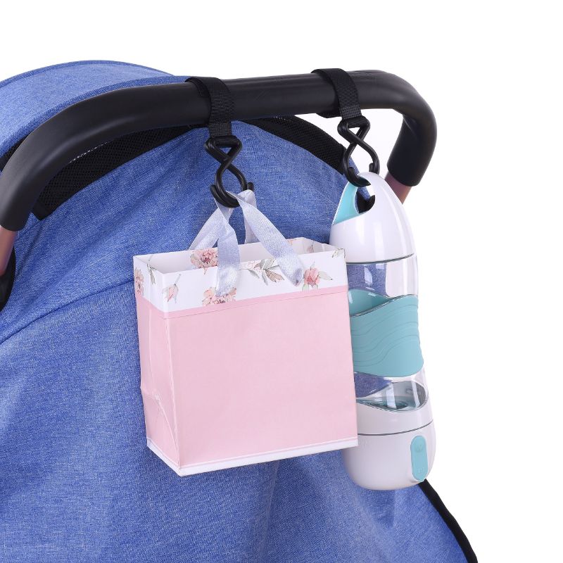 Photo 1 of APURSUE 12 Pack Stroller Hooks Baby Stroller Accessories [Black]