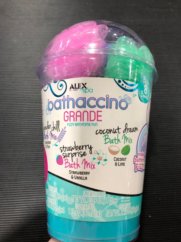 Photo 3 of Alex Spa Bathaccino Grande Kids Bath Bomb Soap Kit