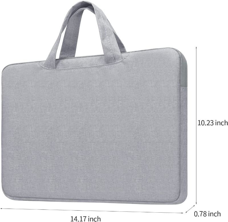 Photo 1 of Laptop Sleeve Compatible with MacBook Air/Pro Retina, 13-13.3 inch Notebook, Compatible with MacBook Pro 14 inch 2021 2022 M1 Pro/M1 Max A2442, Grey