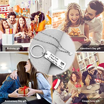 Photo 1 of Side By Side Keychain Gift for Him