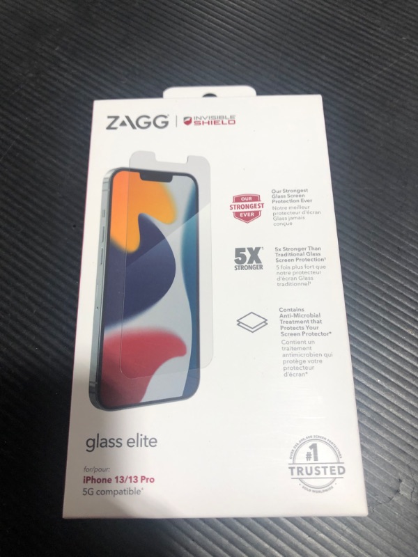 Photo 2 of ZAGG Apple iPhone 13/13 Pro InvisibleShield Glass Elite Screen Protector