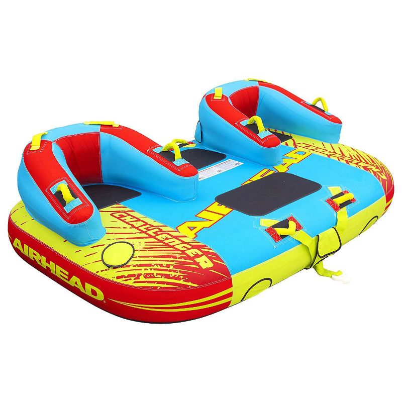 Photo 1 of Airhead 3 Rider Challenger Inflatable Towable Boating Water Sports Tube
