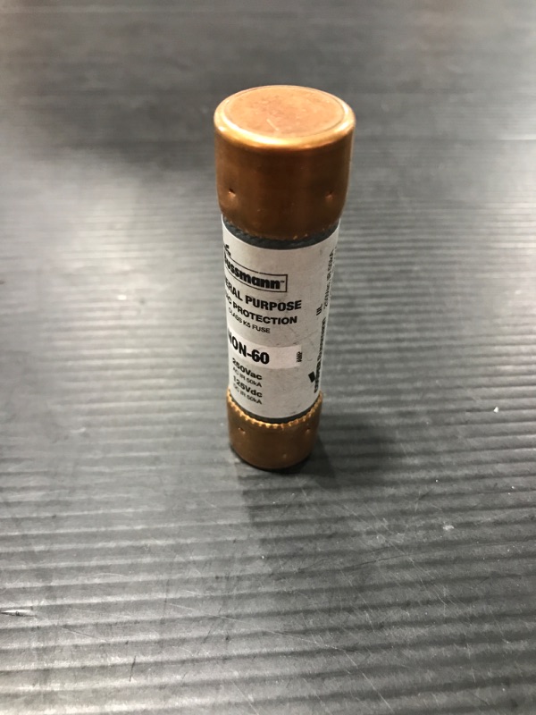 Photo 2 of Bussmann #NON-60 60A Type NON Cart Fuse