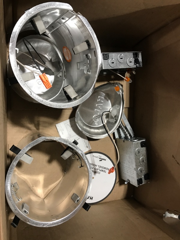 Photo 3 of [Set of 2] Halo Light Housing, 6 in Dia Recessed Can, Aluminum [H75ORICAT]