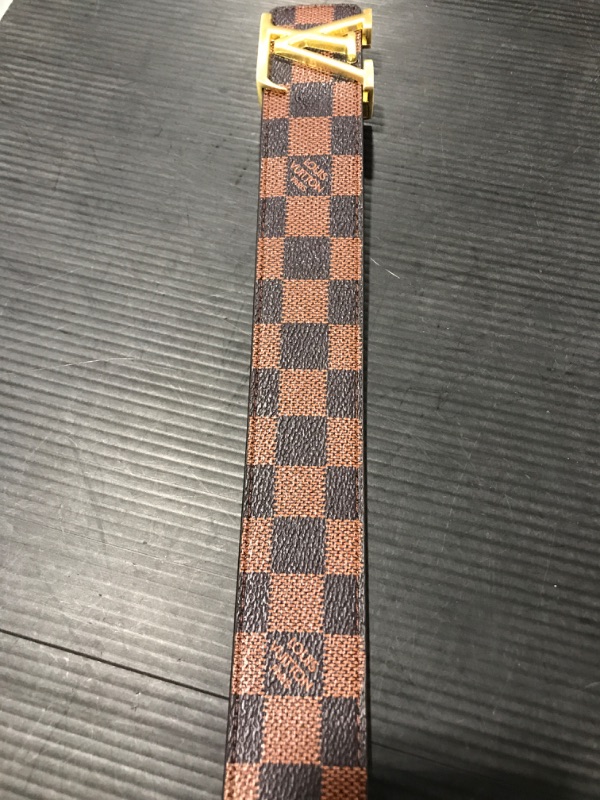 Photo 1 of Louis Vuitton Monogram Canvas LV Initials Belt 95CM [UNABLE TO AUTHENTICATE]