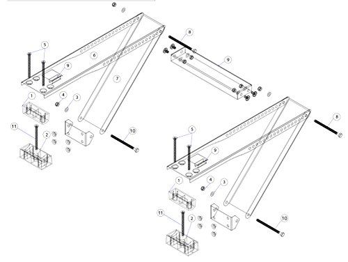 Photo 1 of ALPINE HARDWARE Universal Window Air Conditioner Bracket - Heavy-Duty Window AC Support - Support Air Conditioner up to 180 Lbs. - for 12000 BTU AC 