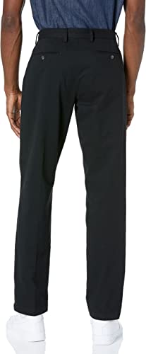 Photo 2 of [Size 30x30] Amazon Essentials Men's Classic-Fit Wrinkle-Resistant Flat-Front Chino Pant [Black]