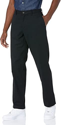 Photo 1 of [Size 30x30] Amazon Essentials Men's Classic-Fit Wrinkle-Resistant Flat-Front Chino Pant [Black]