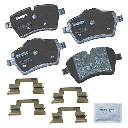 Photo 1 of Bendix Premium Brake Pads, Bendix Premium Copper Free Ceramic BPR Disc Brake Pad - Front - P/N CFC1204
